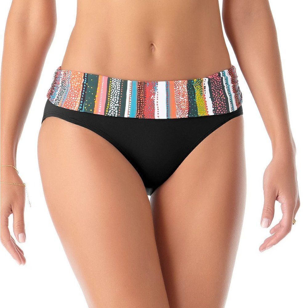 Anne Cole Sand Striped Bikini Bottoms size XS